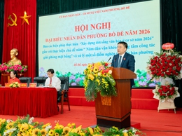 Phường Bồ Đề tổ chức thành công Hội nghị Đại biểu nhân dân năm 2026