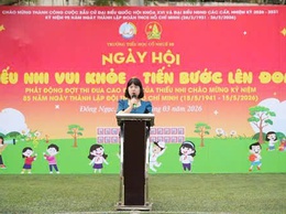 Rực rỡ Ngày hội “Thiếu nhi vui khỏe – Tiến bước lên Đoàn” – Bản hòa ca sức trẻ của cô và trò trường Tiểu học Cổ Nhuế 2B