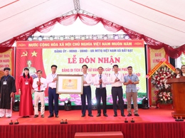 Xã Bất Bat tổ chức lễ đón nhận bằng di tích lịch sử – văn hóa cấp thành phố chùa Thiên Phúc