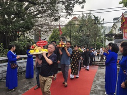 Lễ hội truyền thống làng Hạ Yên Quyết: Hân hoan trước giờ Khai mạc lễ hội ngày 30/3 (tức 12 tháng 2 Bính Ngọ)