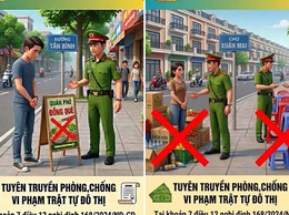 Công an xã Xuân Mai kiên quyết xử lý vi phạm trật tự đô thị