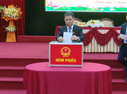 Kỳ họp thứ nhất Hội đồng nhân dân xã Ô Diên, nhiệm kỳ 2026 – 2031 thành công tốt đẹp