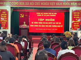Trên 220 đại biểu tham dự lớp Tập huấn hệ thống thông tin giải quyết thủ tục hành chính của Đảng