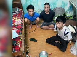 Bắt 3 đối tượng “bay lắc” trong phòng đóng kín