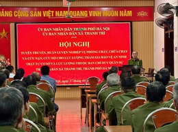 Tập huấn nghiệp vụ PCCC và cứu nạn cứu hộ tại xã Thanh Trì