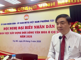 Phường Tây Mỗ Hội nghị Đại biểu nhân dân năm 2026 với chủ đề 