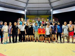 Xã Dương Hoà đạt giải Nhì toàn đoàn tại Giải vô địch vật dân tộc, vật tự do truyền thống mừng xuân Bính Ngọ thành phố Hà Nội năm 2026 