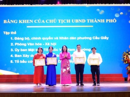 PHƯỜNG CẦU GIẤY: TỔNG KẾT CÔNG TÁC BẦU CỬ ĐẠI BIỂU QUỐC HỘI KHÓA XVI VÀ ĐẠI BIỂU HĐND CÁC CẤP NHIỆM KỲ 2026-2031; SƠ KẾT CÔNG TÁC GIẢI PHÓNG MẶT BẰNG TRÊN ĐỊA BÀN PHƯỜNG
