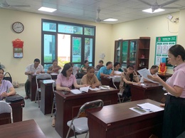 TẬP HUẤN NÂNG CAO NĂNG LỰC VÀ CHẤT LƯỢNG HOẠT ĐỘNG CHO CÁC TỔ TRƯỞNG TỔ TIẾT KIỆM VÀ VAY VỐN PHƯỜNG KIM LIÊN