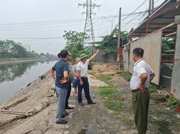 Xã Vĩnh Thanh: Phát huy vai trò lãnh đạo, 24/24 hộ đồng thuận tháo dỡ vi phạm tại khu phía Tây cầu Thăng Long