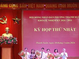 Đồng chí Nguyễn Huy Cường tái đắc cử Chủ tịch HĐND phường Thanh Xuân