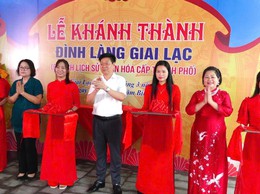 Xã Quang Minh: Khánh thành công trình đình làng Giai Lạc 