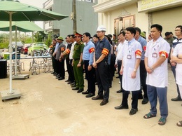 Cưỡng chế thu hồi đất đối với các hộ gia đình, cá nhân có đất thuộc phạm vi thu hồi tại dự án xây dựng hạ tầng kỹ thuật đấu giá khu X2 Lục Xuân, xã Phúc Lộc