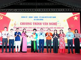 Chương trình văn nghệ chào mừng thành công cuộc bầu cử nhiệm kỳ 2026 – 2031