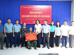 UBND xã Thuận An bàn giao nhà ở cho người có công với cách mạng tại thôn Tô Khê