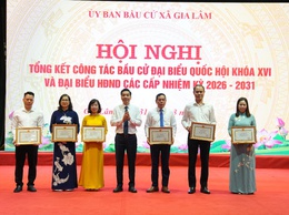 Xã Gia Lâm tổng kết công tác bầu cử đại biểu Quốc hội và HĐND các cấp