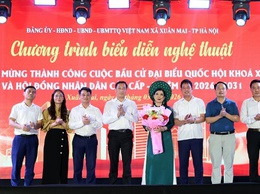 Xuân Mai: Ấn tượng đêm văn nghệ chào mừng thành công cuộc bầu cử đại biểu Quốc hội và đại biểu HĐND các cấp
