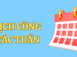 LỊCH CÔNG TÁC TUẦN CỦA LÃNH ĐẠO TRUNG TÂM (Từ ngày 23/03/2026 đến ngày 29/03/2026)
