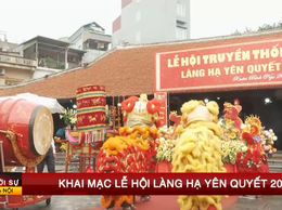 Khai mạc lễ hội làng Hạ Yên Quyết 2026