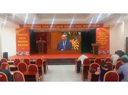 Hội nghị trực tuyến toàn quốc tổng kết công tác bầu cử đại biểu Quốc hội khóa XVI và đại biểu HĐND các cấp nhiệm kỳ 2026 - 2031.