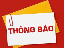 Thông báo V/v đăng ký nghĩa vụ quân sự lần đầu