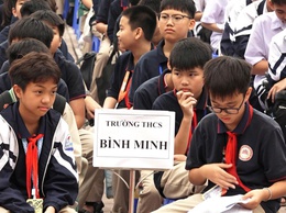 HƠN 1.200 EM HỌC SINH THAM DỰ KỲ THI OLYMPIC CÁC MÔN VĂN HOÁ CẤP THCS XÃ BÌNH MINH