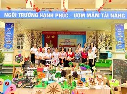 Sáng tạo và tâm huyết trong hội thi thiết kế đồ dùng, đồ chơi tự tạo tại trường mầm non Cẩm Lĩnh B năm học 2025 – 2026