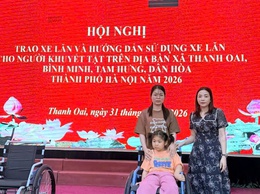 TẶNG XE LĂN - TRAO NIỀM VUI CHO NGƯỜI KHUYẾT TẬT - LAN TOẢ TINH THẦN NHÂN ÁI TRONG CỘNG ĐỒNG
