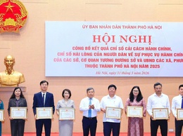 Phường Ô Chợ Dừa dẫn đầu Chỉ số cải cách hành chính năm 2025 khối phường nhóm I