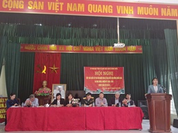ĐƠN VỊ BẦU CỬ SỐ 2 TỔ CHỨC HỘI NGHỊ LẦN THỨ TƯ TẠI THÔN MIÊNG HẠ
