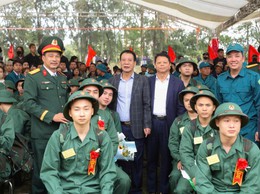 XÃ YÊN LÃNG THAM DỰ LỄ GIAO, NHẬN QUÂN NĂM 2026