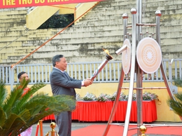 Rộn ràng ngày Hội tòng quân miền đất Xứ Đoài