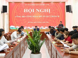 Xã Mê Linh công bố Quy hoạch chi tiết tỷ lệ 1/500 Khu đô thị mới Mê Linh