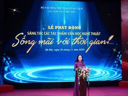 Thể lệ sáng tác các tác phẩm văn học nghệ thuật “Sống mãi với thời gian” giai đoạn 2026 - 2030