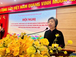 PHƯỜNG PHƯƠNG LIỆT: SIẾT CHẶT QUẢN LÝ CÁC CƠ SỞ KINH DOANH DỊCH VỤ LÀM ĐẸP, SPA, THẨM MỸ