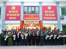 XÃ THƯ LÂM LONG TRỌNG TỔ CHỨC HỘI NGHỊ GIAO QUÂN NĂM 2026