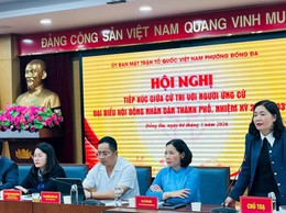 Ứng cử viên HĐND thành phố - Đơn vị bầu cử số 4 tiếp xúc cử tri 5 phường