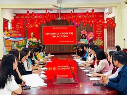 Đảng ủy phường Khương Đình triển khai tổ chức đợt sinh hoạt chính trị sâu rộng trong toàn Đảng bộ tháng 3/2026