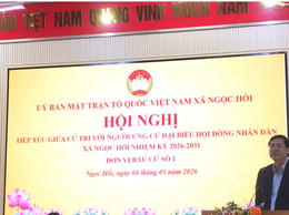 SÔI NỔI, DÂN CHỦ HỘI NGHỊ TIẾP XÚC CỬ TRI VẬN ĐỘNG BẦU CỬ ĐẠI BIỂU HĐND XÃ NGỌC HỒI NHIỆM KỲ 2026 –2031 TẠI 5 ĐƠN VỊ BẦU CỬ