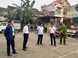 Đoàn kiểm tra số 02 kiểm tra công tác chuẩn bị bầu cử tại các thôn An Thuận 1, An Thuận 2, Hòa Bình 1 và Quang Trung