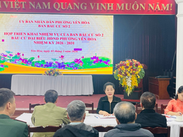 Ban Bầu cử số 2 phường Yên Hoà vừa tổ chức Hội nghị triển khai nhiệm vụ của Ban và các Tổ bầu cử trên địa bàn