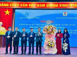 Hội LHPN - Công đoàn xã Hoài Đức tổ chức chương trình kỷ niệm 116 năm ngày Quốc tế phụ nữ 8/3, 1986 năm khởi nghĩa Hai Bà Trưng, chào mừng bầu cử đại biểu Quốc hội và đại biểu HĐND các cấp nhiệm kỳ 2026 – 2031.