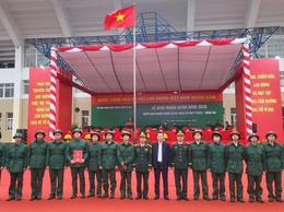 CÔNG DÂN PHƯỜNG GIẢNG VÕ TẠI LỄ GIAO NHẬN QUÂN NĂM 2026