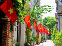 Thông báo Treo cờ Tổ quốc chào mừng Ngày hội Bầu cử đại biểu Quốc hội khóa XVI và đại biểu HĐND các cấp nhiệm kỳ 2026 - 2031