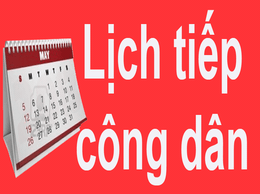 THÔNG BÁO: Lịch tiếp công dân của đồng chí Bí thư Đảng ủy xã Hoài Đức tháng 3 năm 2026