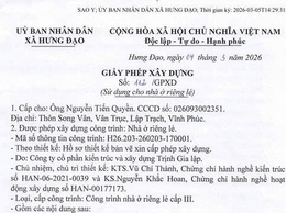 GIẤY PHÉP XÂY DỰNG