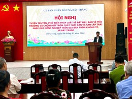 Bát Tràng tuyên truyền pháp luật cá biệt về đất đai, bảo vệ môi trường tại thôn Khoan Tế