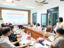 Chi bộ Văn phòng HĐND và UBND xã tổ chức sinh hoạt chuyên đề “Nâng cao chất lượng tham mưu tổng hợp công tác Đảng trong tình hình mới”