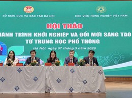 Học viện Nông nghiệp Việt Nam trang bị tư duy khởi nghiệp cho học sinh trong kỷ nguyên kinh tế số