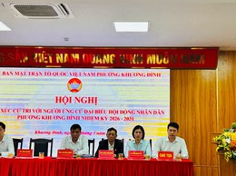 Ứng cử viên đại biểu HĐND phường Khương Đình cam kết hành động vì dân